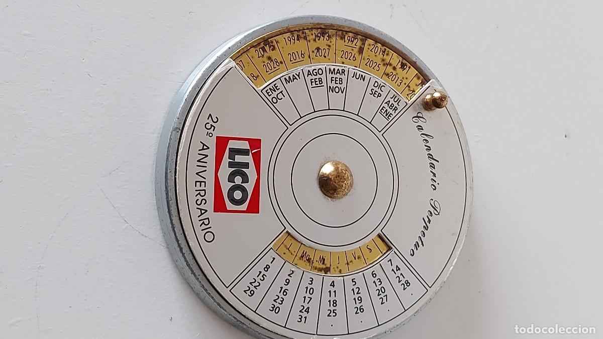 Vintage: CALENDARIO PERPETUO LICO LEASING - Foto 3