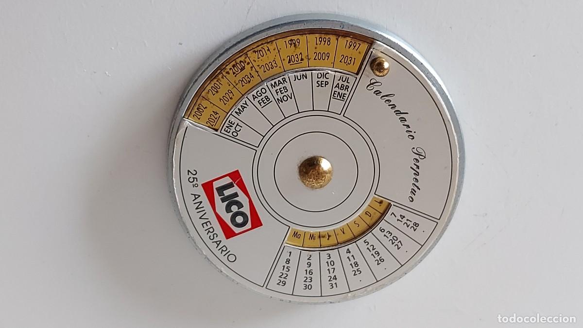 Vintage: CALENDARIO PERPETUO LICO LEASING - Foto 6