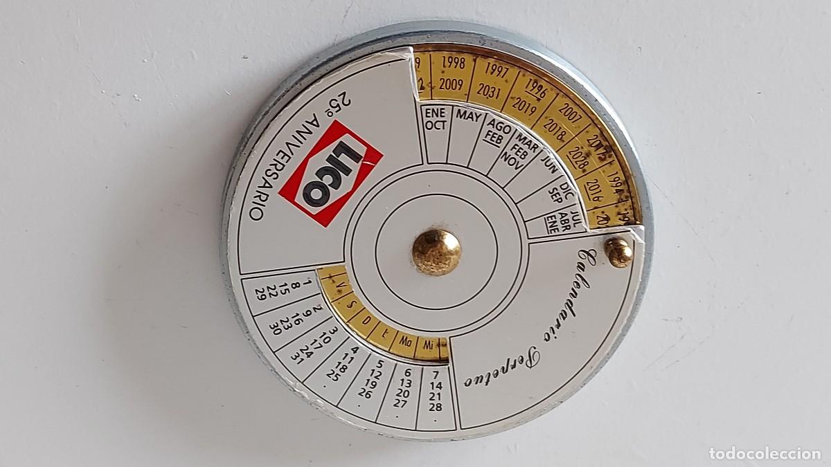 Vintage: CALENDARIO PERPETUO LICO LEASING - Foto 7