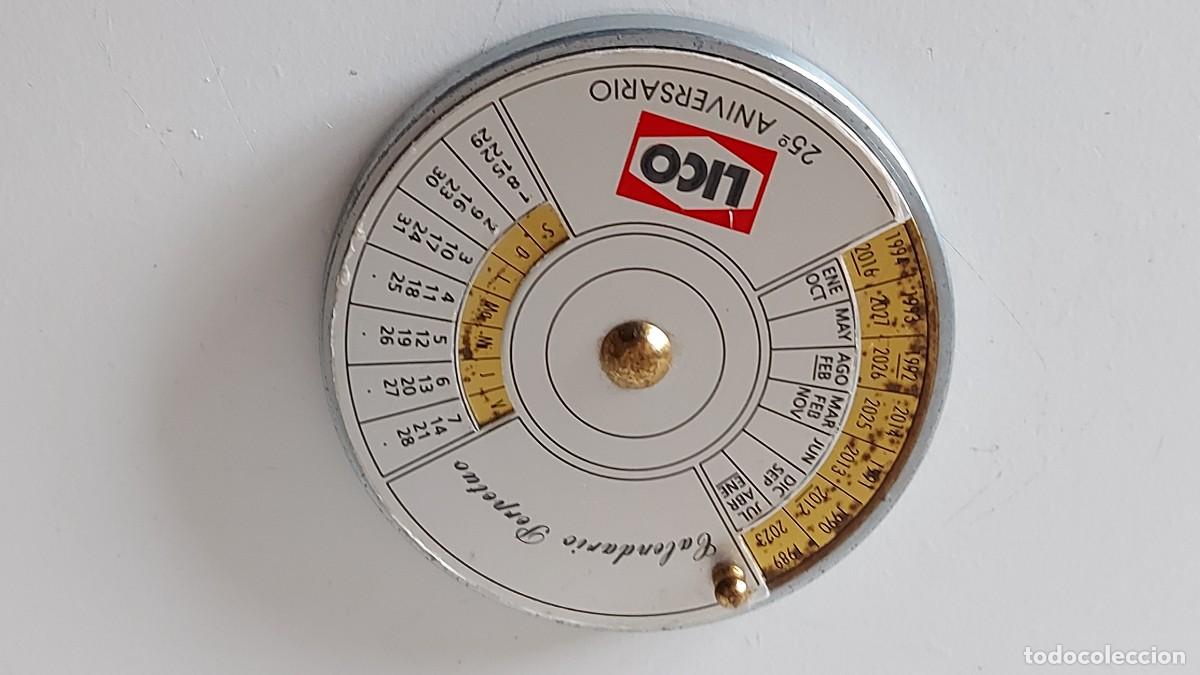 Vintage: CALENDARIO PERPETUO LICO LEASING - Foto 8