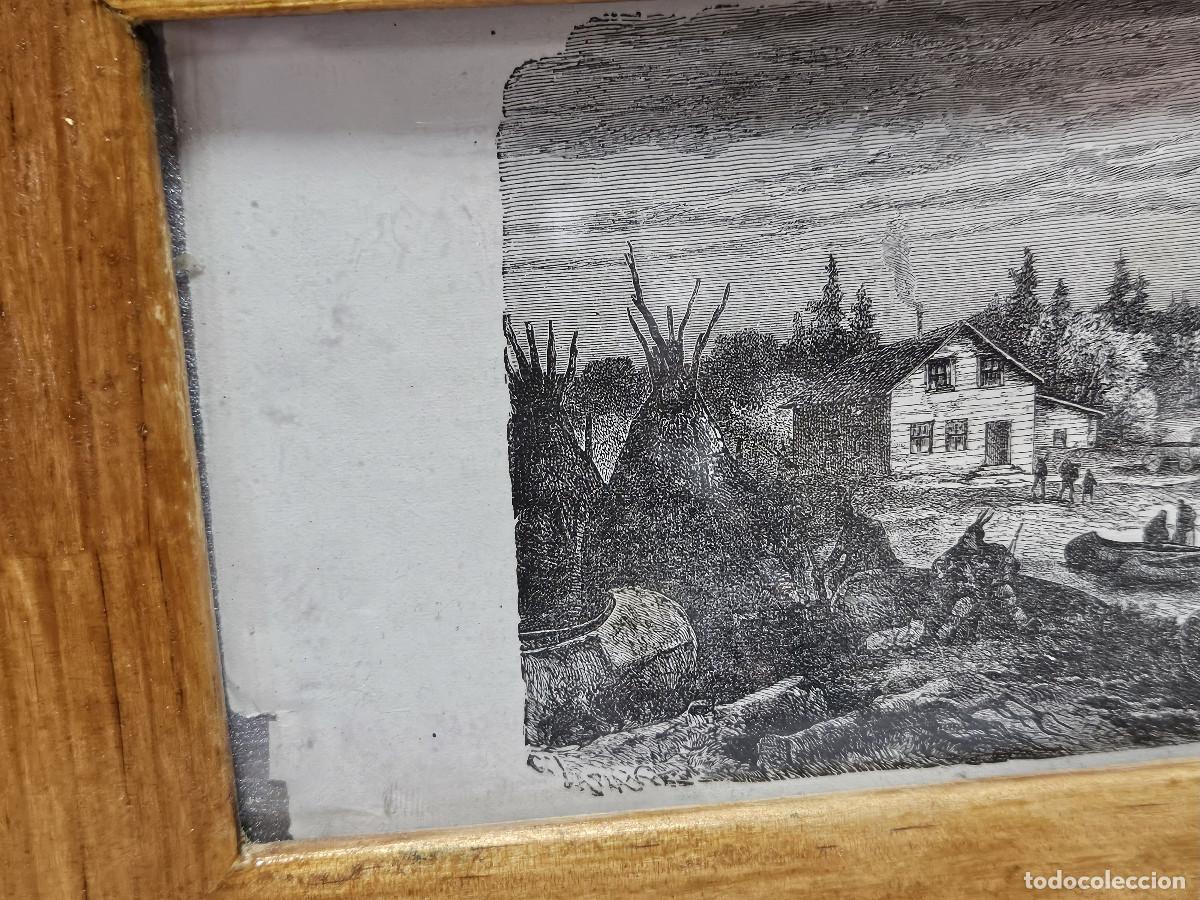 Vintage: cuadro con grabado antiguo - Foto 2