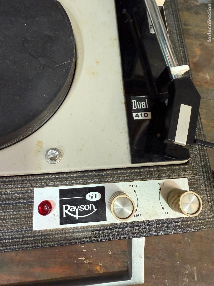 Vintage: ANTIGUO TOCADISCO MALETIN - Foto 11