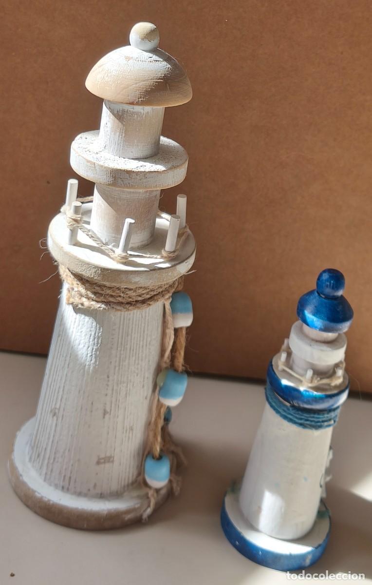 Vintage: Faros nauticos de madera - Foto 2