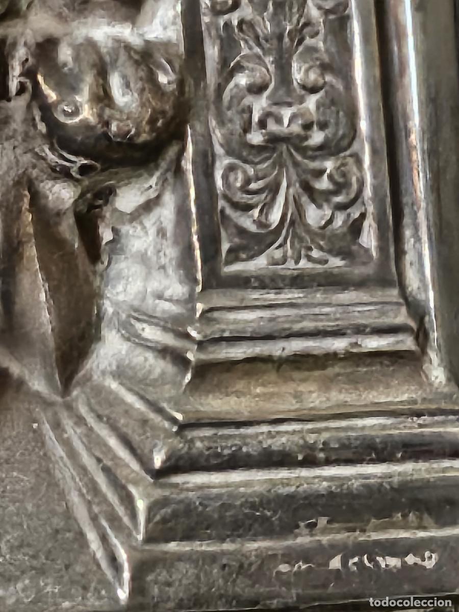 Vintage: cuadro de la santa cena en alpaca - Foto 6