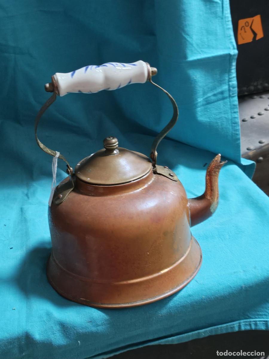 Vintage: cafetera de cobre vintage - Foto 1
