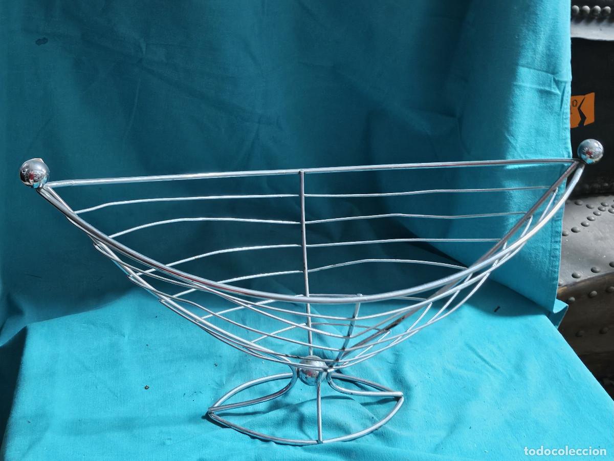 Vintage: frutero de ardeco cromado - Foto 1