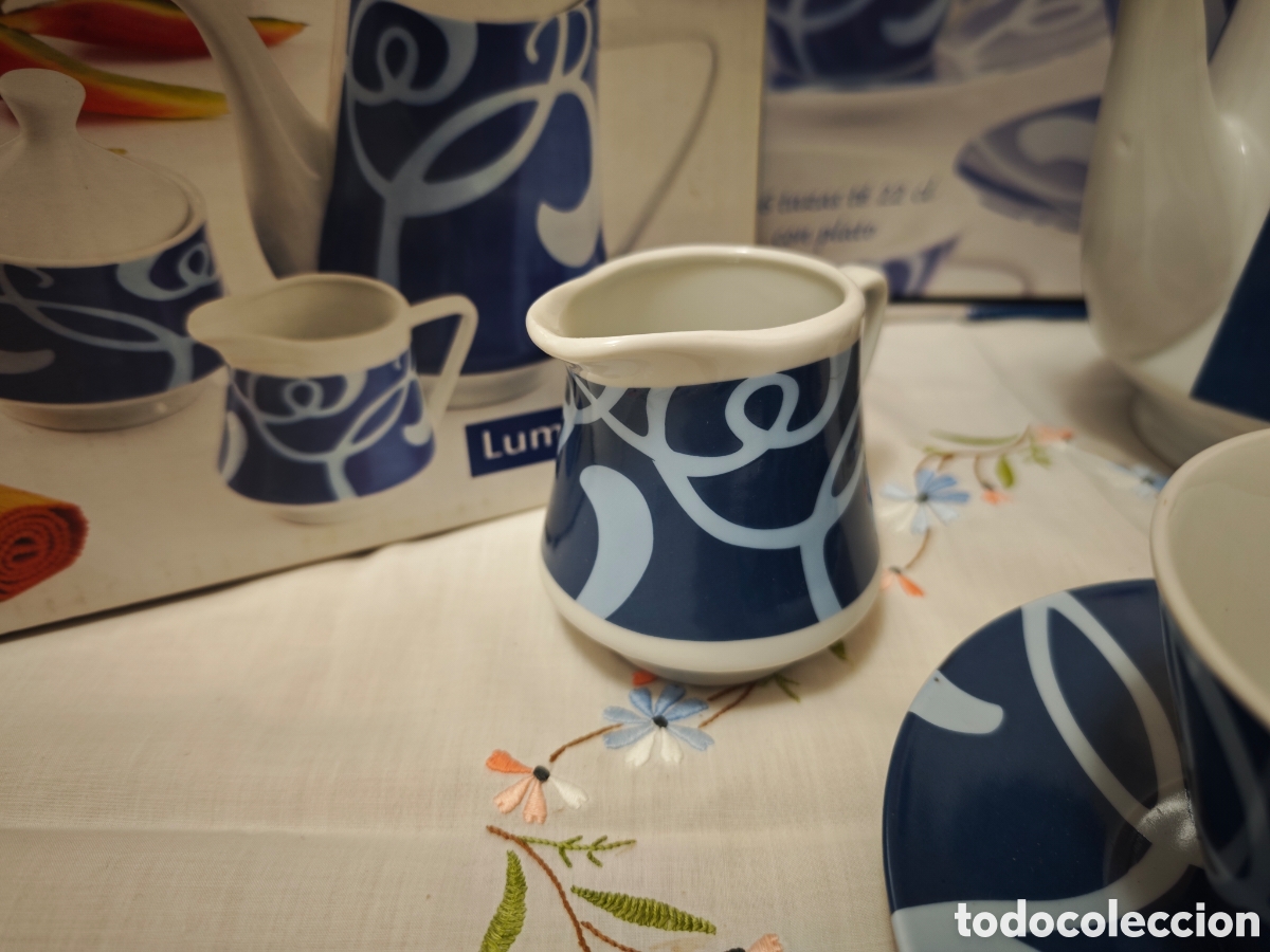 Vintage: Juego caf&eacute; o te sin estrenar - Foto 3