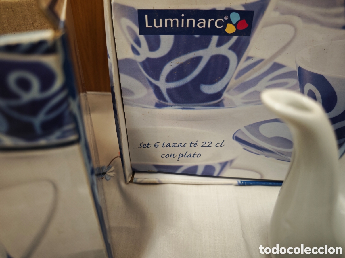Vintage: Juego caf&eacute; o te sin estrenar - Foto 5