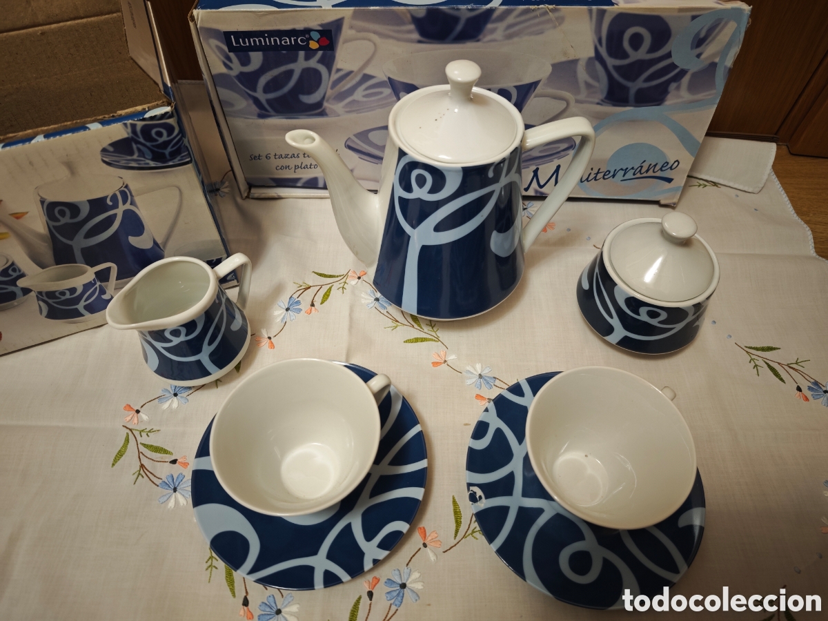 Vintage: Juego caf&eacute; o te sin estrenar - Foto 7