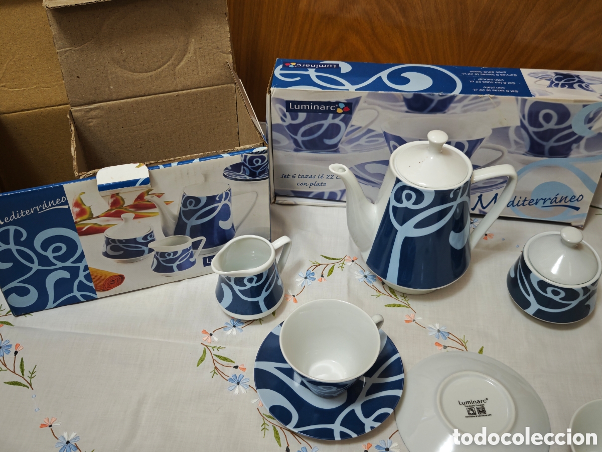 Vintage: Juego caf&eacute; o te sin estrenar - Foto 10