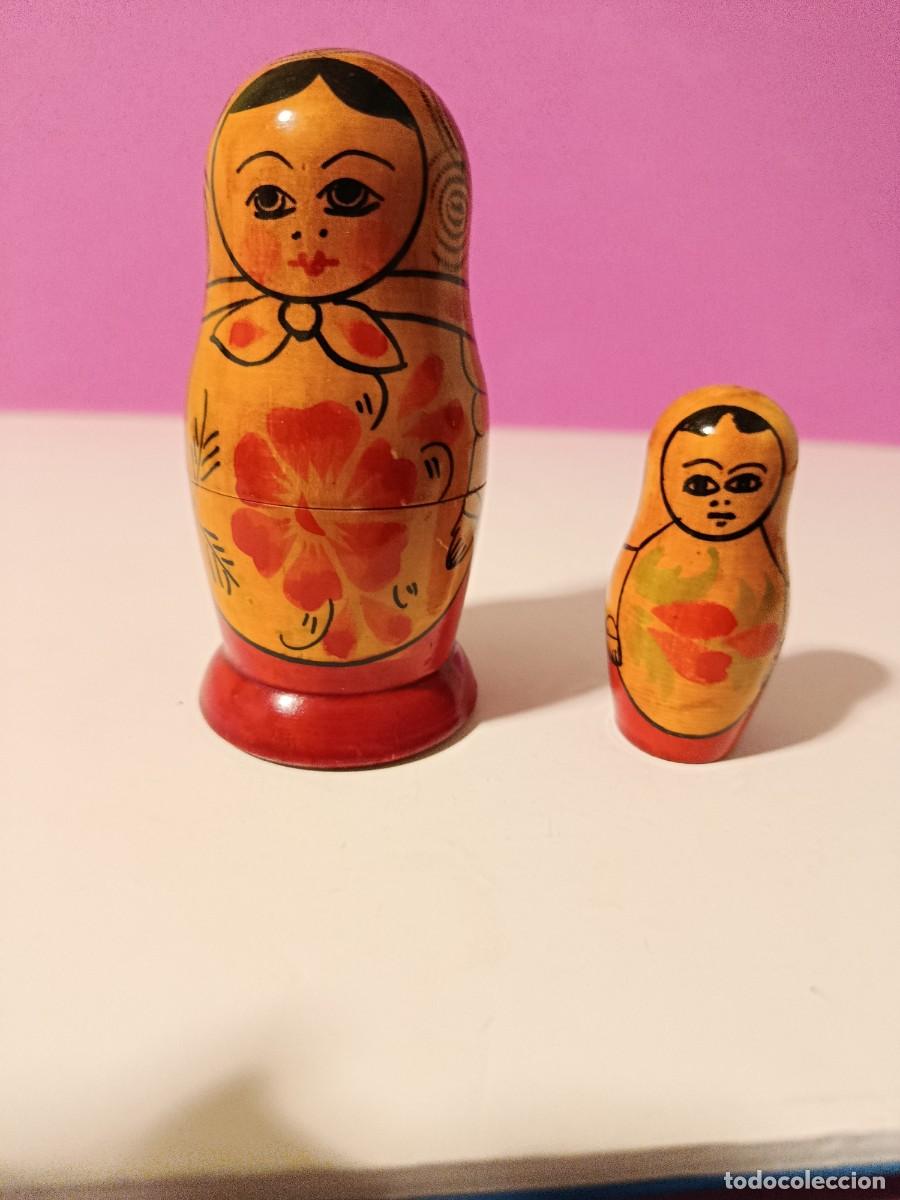 Vintage: MATRIUSKA DE MADERA MADE IN RUSIA - Foto 1