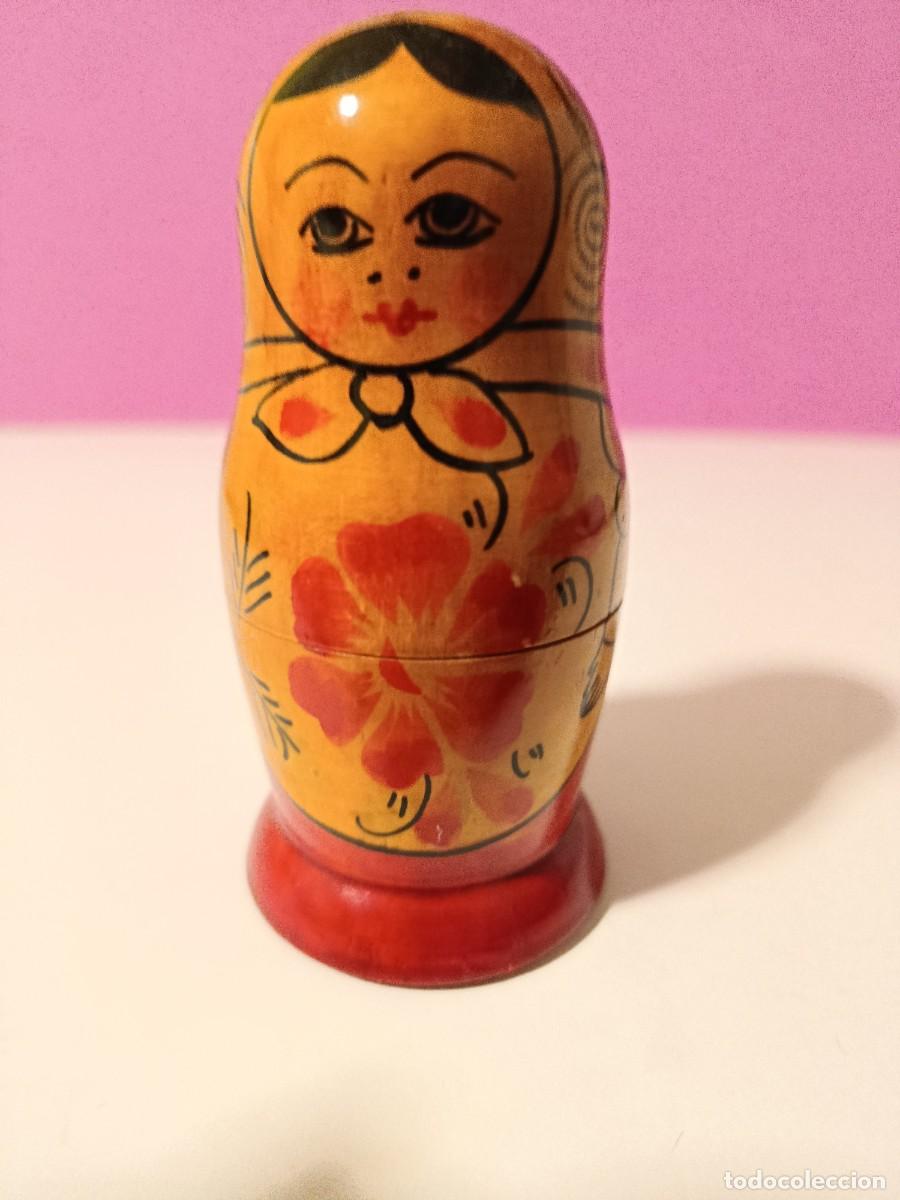 Vintage: MATRIUSKA DE MADERA MADE IN RUSIA - Foto 2