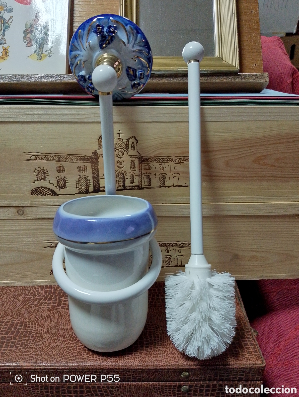 Vintage: Escobitero de porcelana - Foto 1
