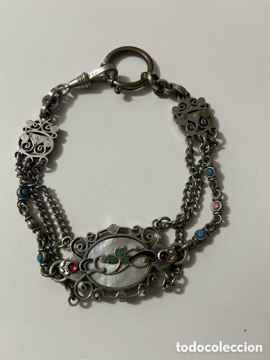 Vintage: LEONTINA Para Reloj De Bolsillo - Foto 2