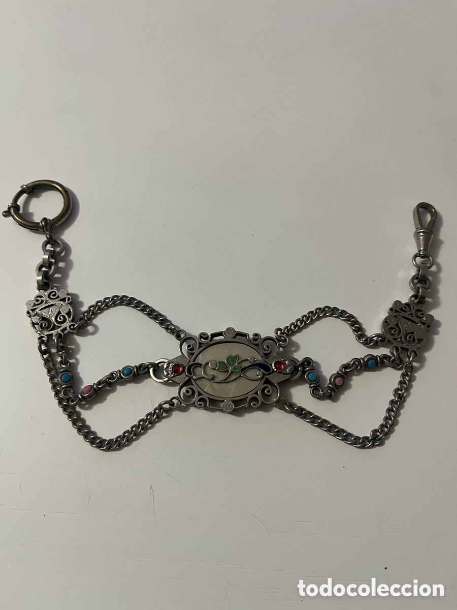 Vintage: LEONTINA Para Reloj De Bolsillo - Foto 1
