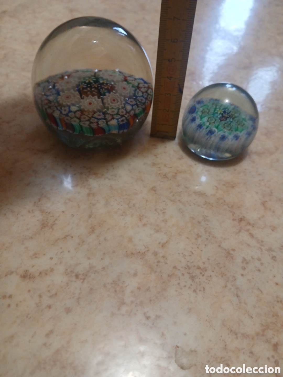 Vintage: 2 pisapapeles murano millefiori - Foto 10