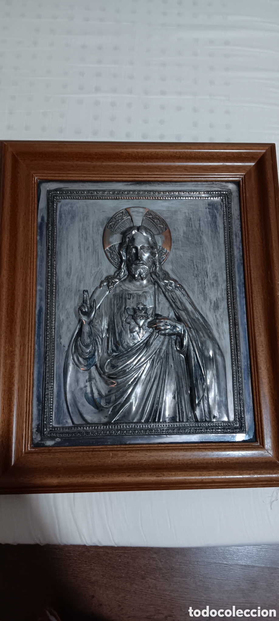 Vintage: Cuadro coraz&oacute;n de Jesus - Foto 1