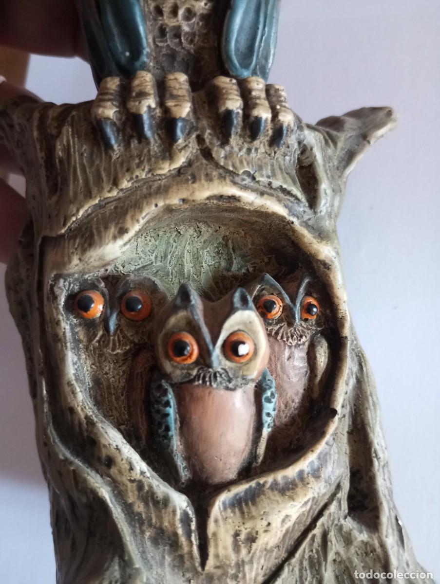 Vintage: FIGURA DE B&Uacute;HO DE RESINA - Foto 4