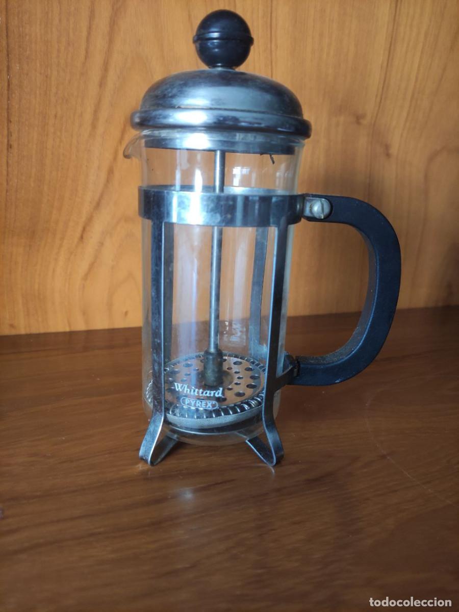 Vintage: Cafetera &Eacute;mbolo Pyrex Vidrio y Metal - Foto 1
