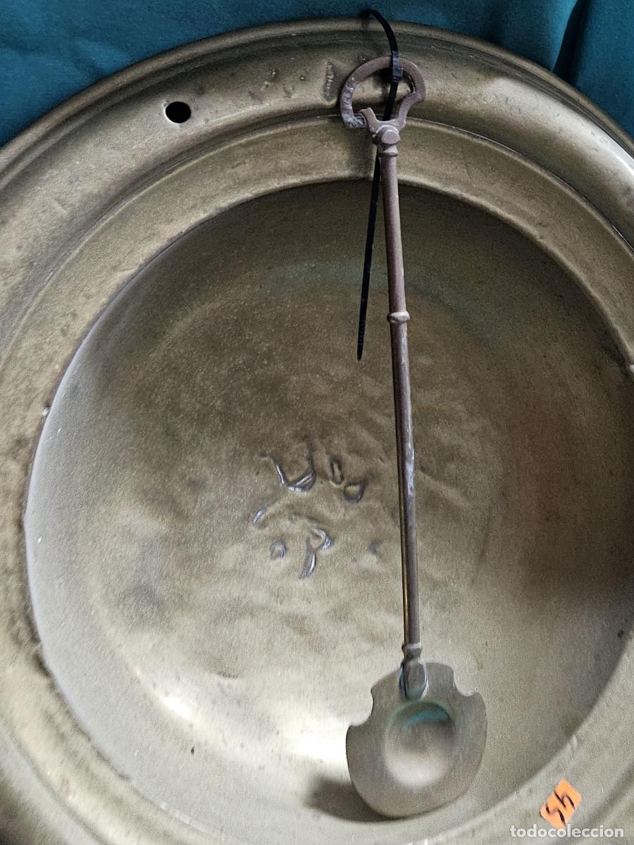 Vintage: bracero antigo de metal con badila - Foto 2