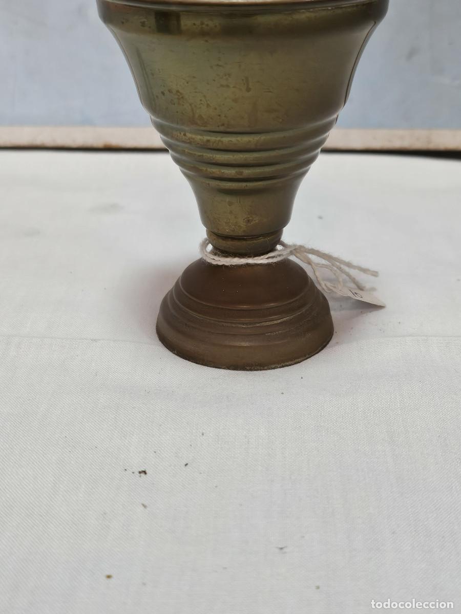 Vintage: copa antigua de alpaca - Foto 3