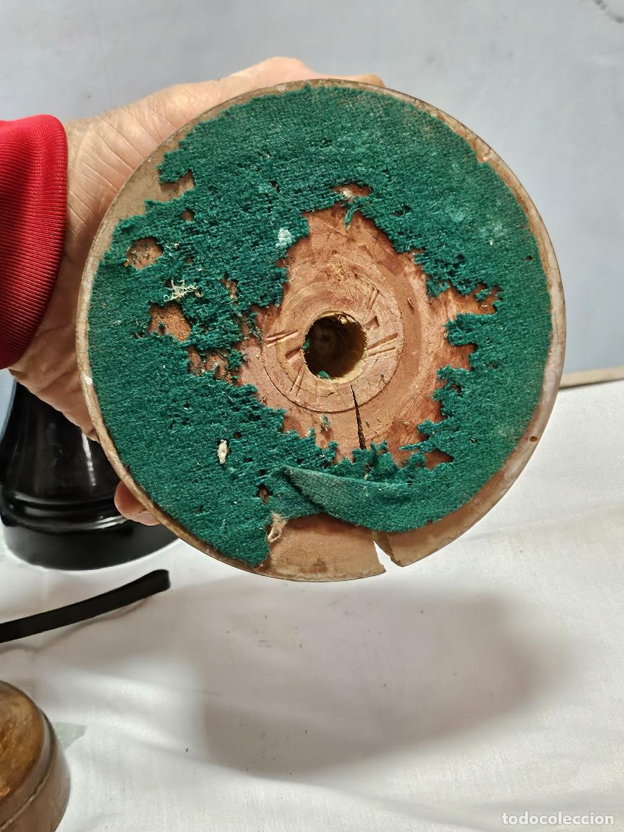 Vintage: peana de madera antigua - Foto 3