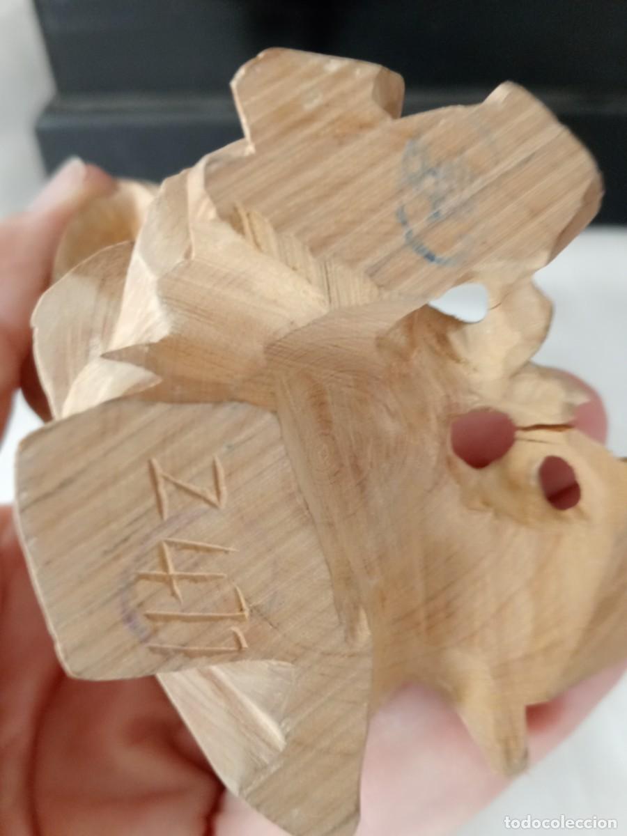 Vintage: TALLA DE MADERA ASI&Aacute;TICA - Foto 6