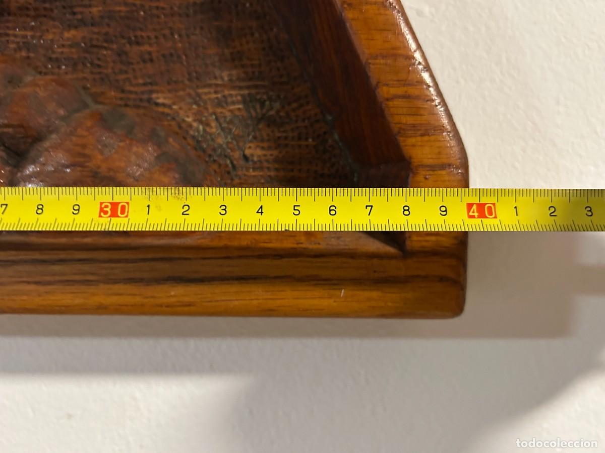 Vintage: Cuadro tallado en madera pajaros con firma - Foto 2