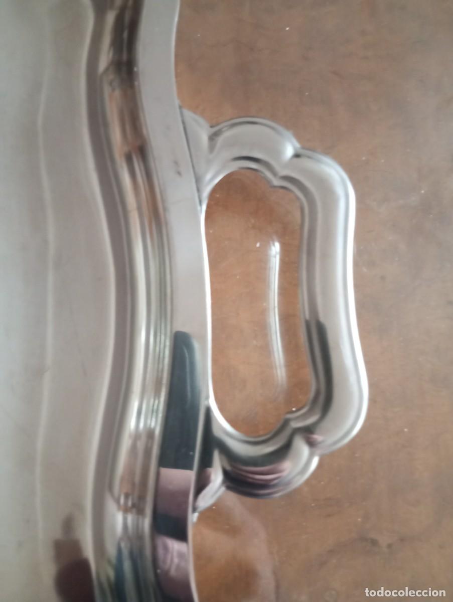 Vintage: BANDEJA DE METAL CON ASAS - Foto 2