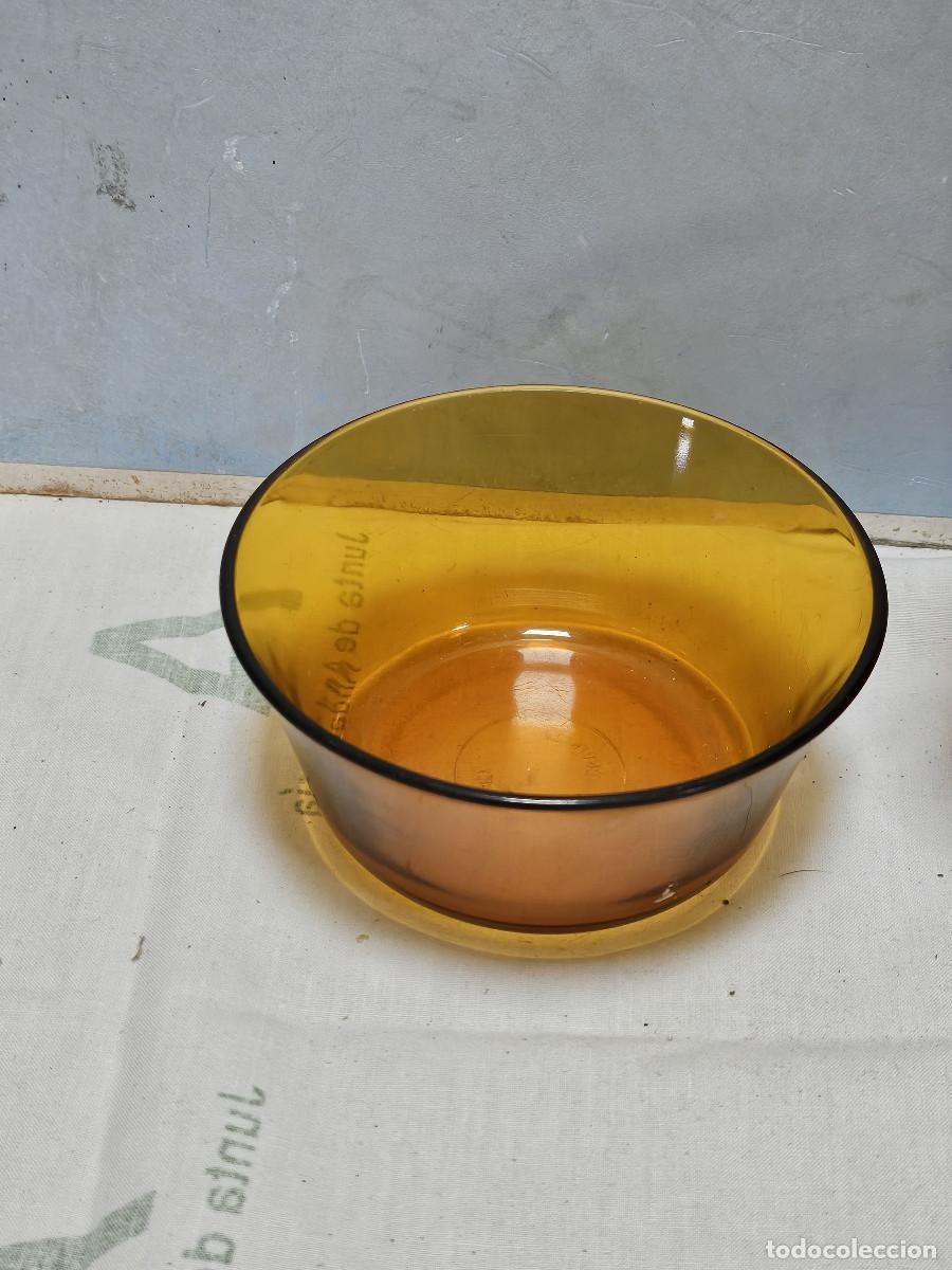 Vintage: vaso y cuenco de cristal vintage - Foto 2