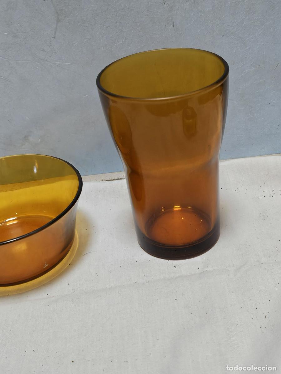 Vintage: vaso y cuenco de cristal vintage - Foto 4