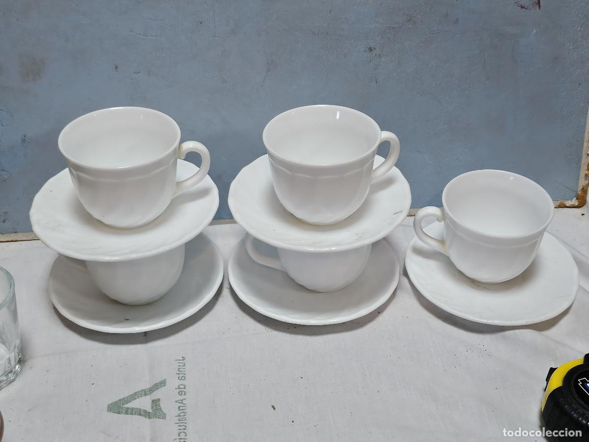 Vintage: 5 copas de porcelana blanca - Foto 1