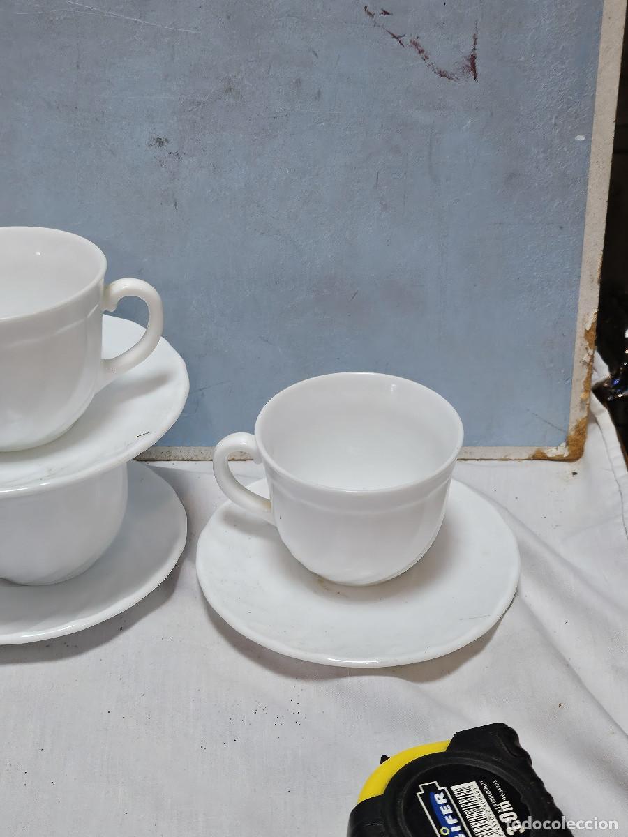 Vintage: 5 copas de porcelana blanca - Foto 2