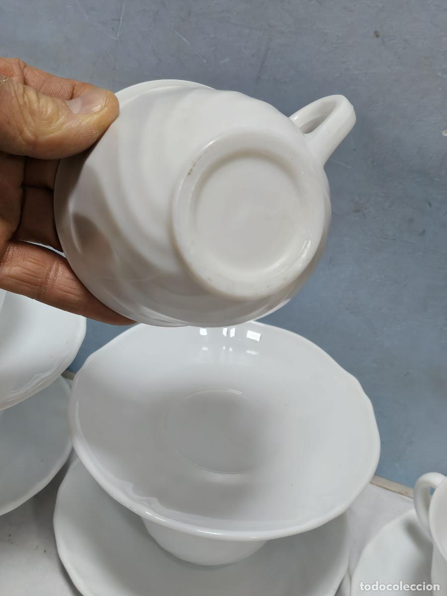 Vintage: 5 tazas y platos de porcelana - Foto 4