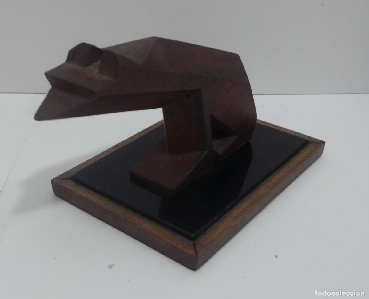 Vintage: PEQUE&Ntilde;O OSO EN MADERA - Foto 3