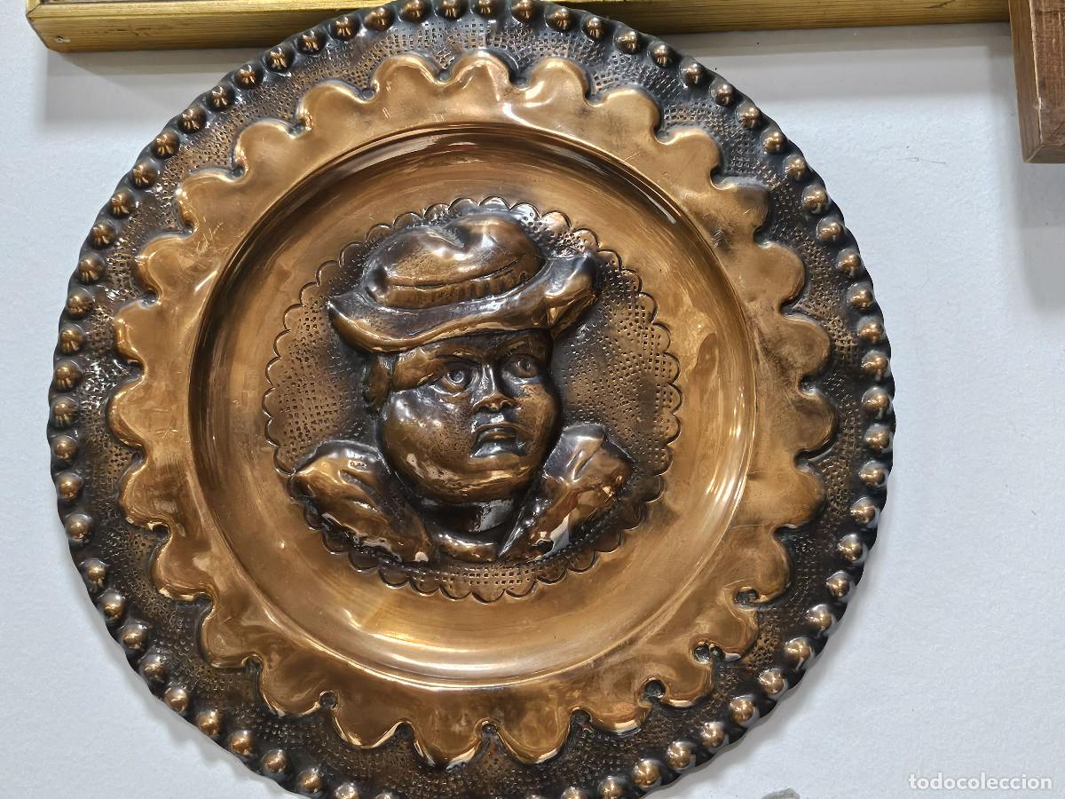 Vintage: plato de cobre vintage rustico - Foto 1