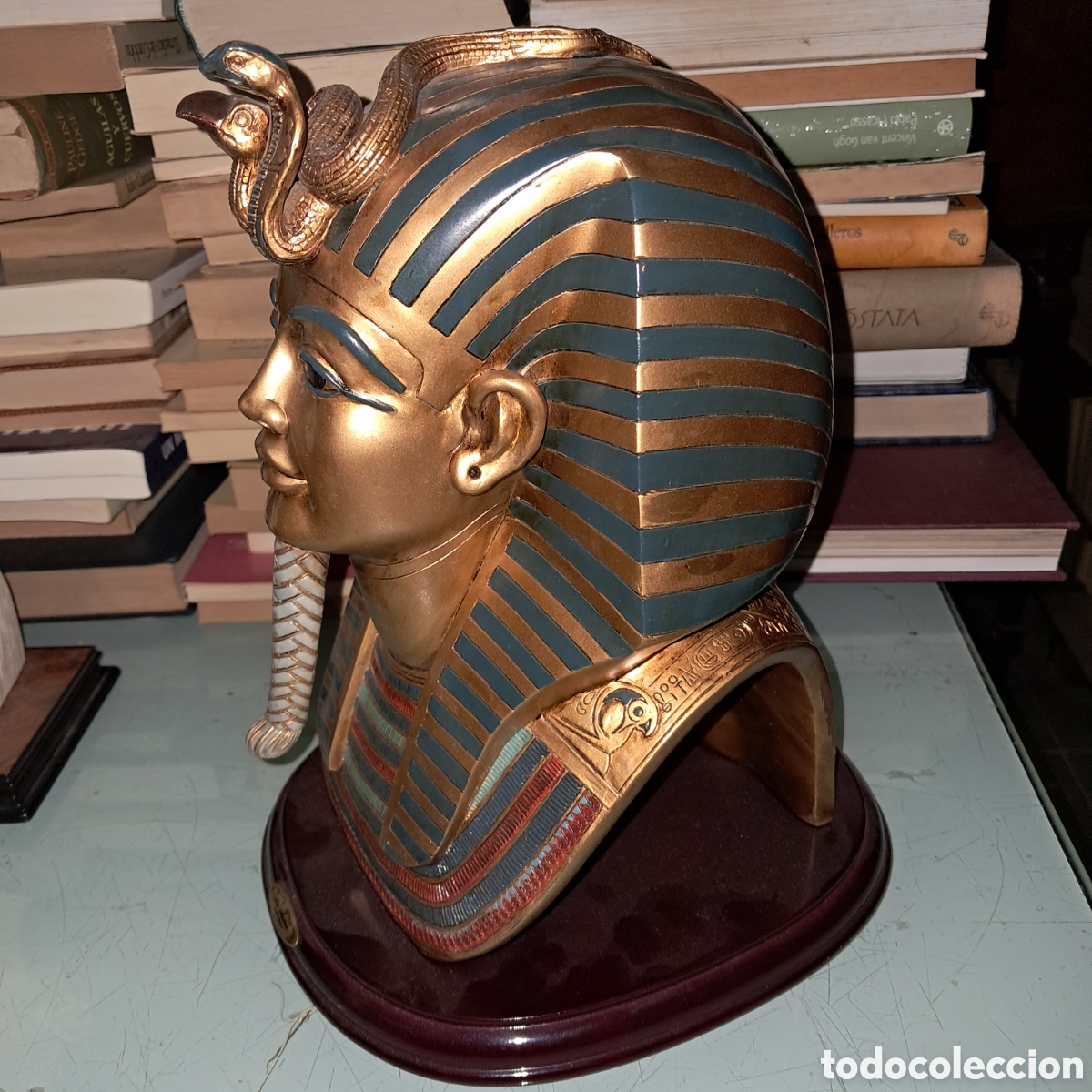 Vintage: Busto de Tutankamon, 30 cm altura - Foto 2
