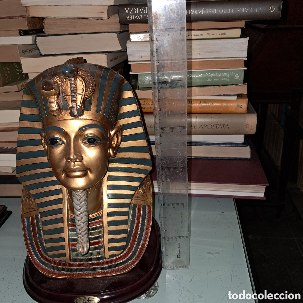 Vintage: Busto de Tutankamon, 30 cm altura - Foto 4