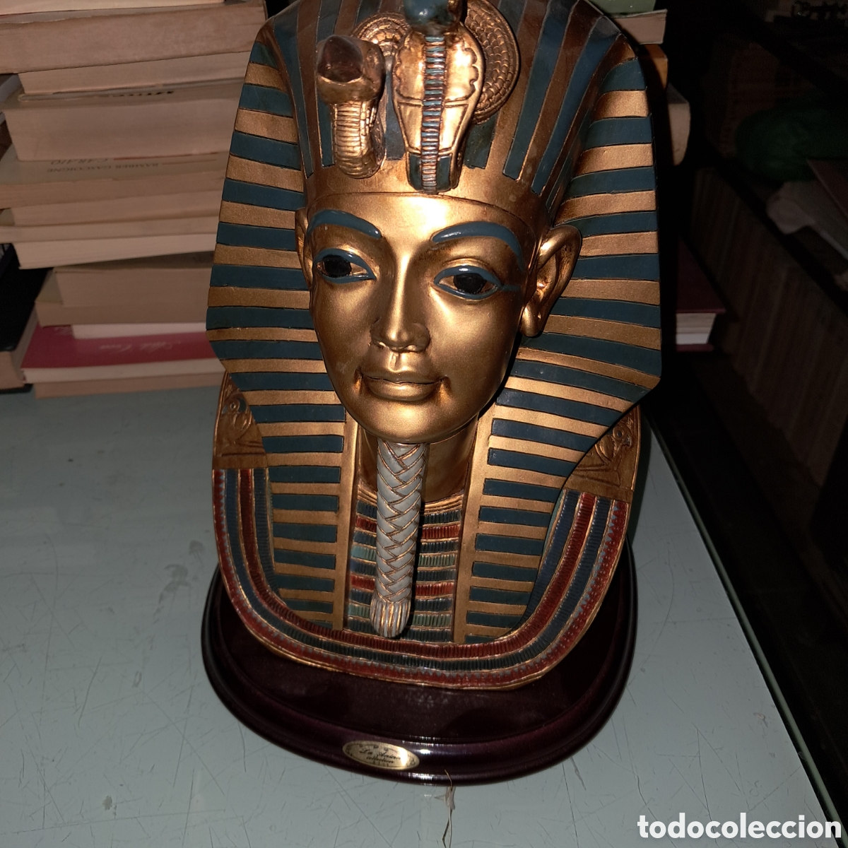 Vintage: Busto de Tutankamon, 30 cm altura - Foto 1