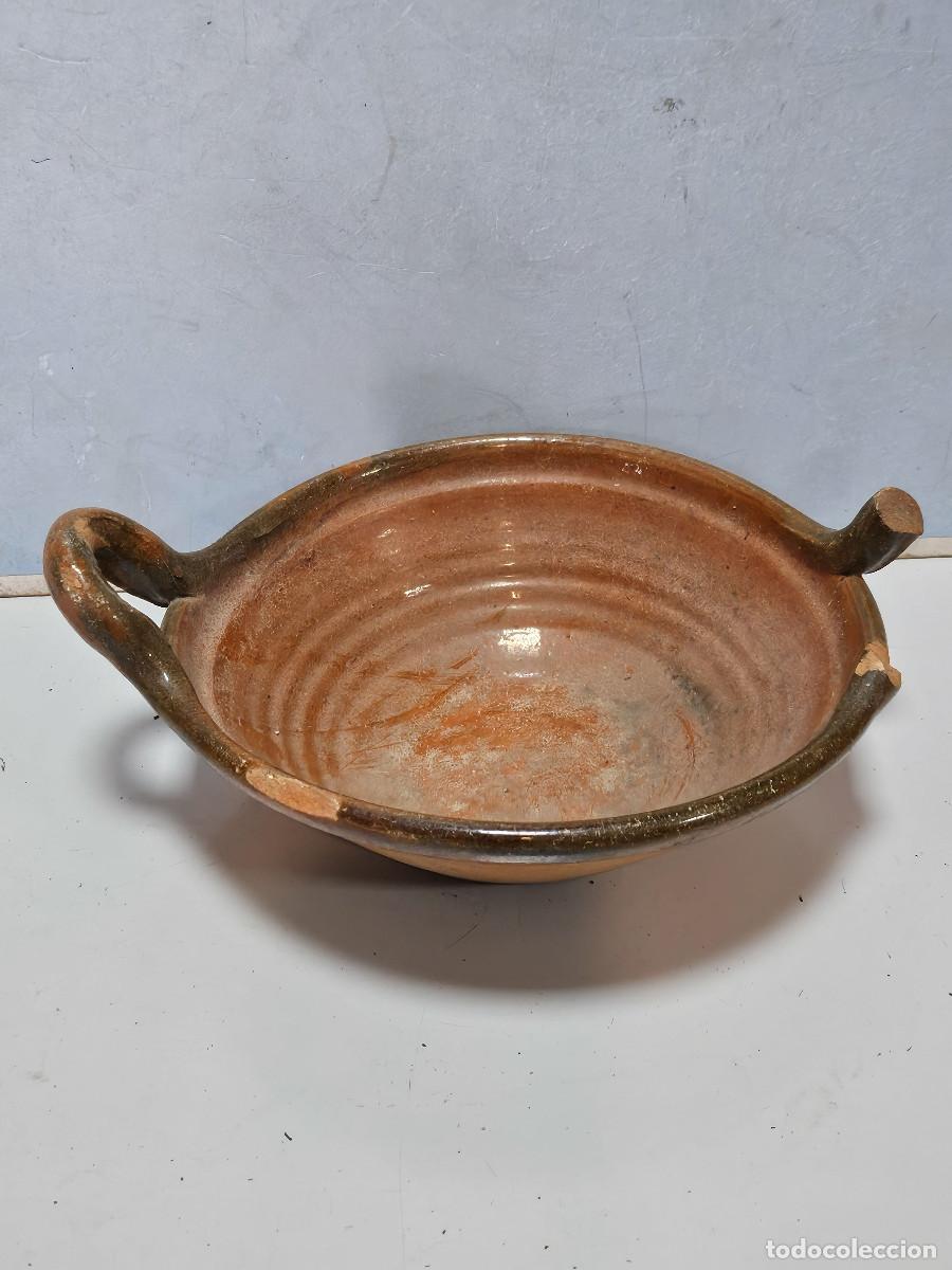 Vintage: cazuela de barro antiguo - Foto 1