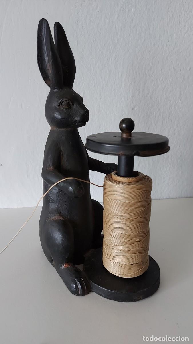 Vintage: FIGURA SOPORTE DE BOBINA - Foto 2