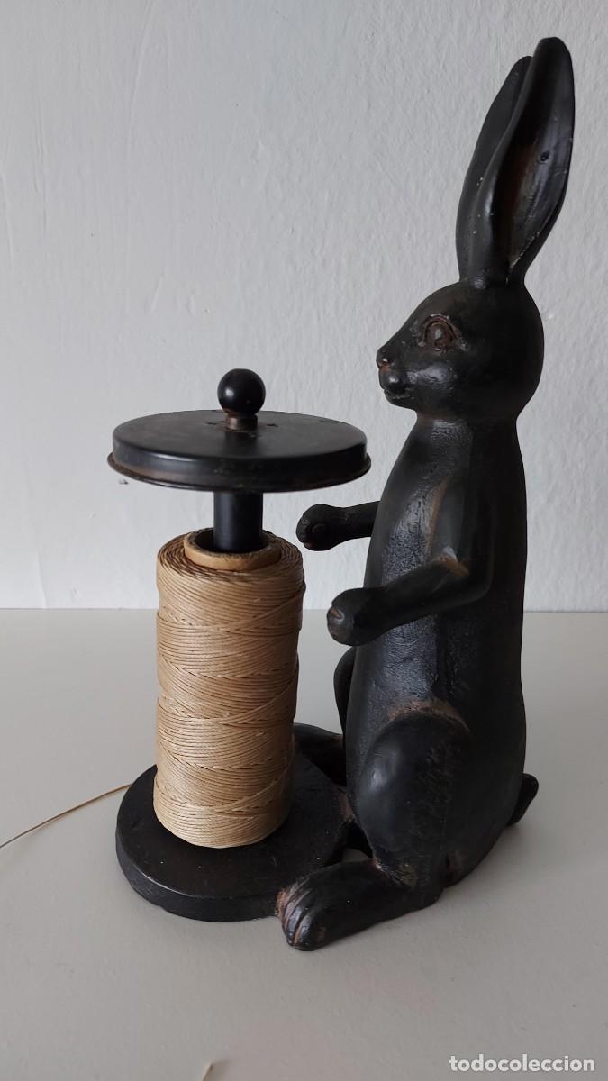 Vintage: FIGURA SOPORTE DE BOBINA - Foto 3