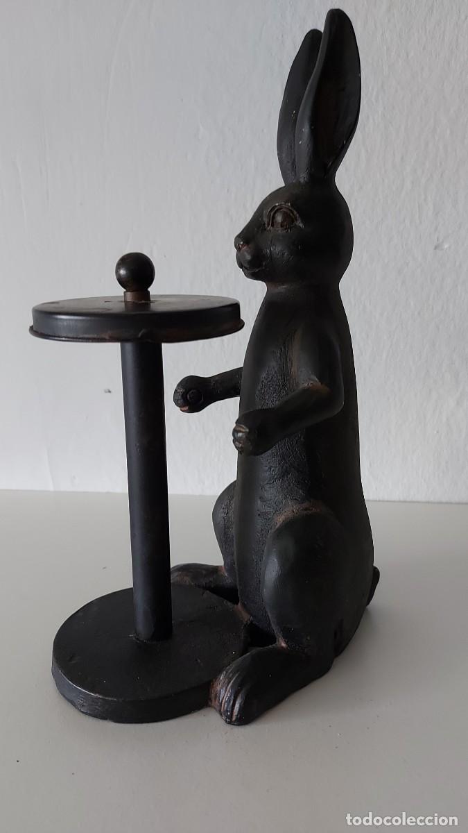 Vintage: FIGURA SOPORTE DE BOBINA - Foto 7