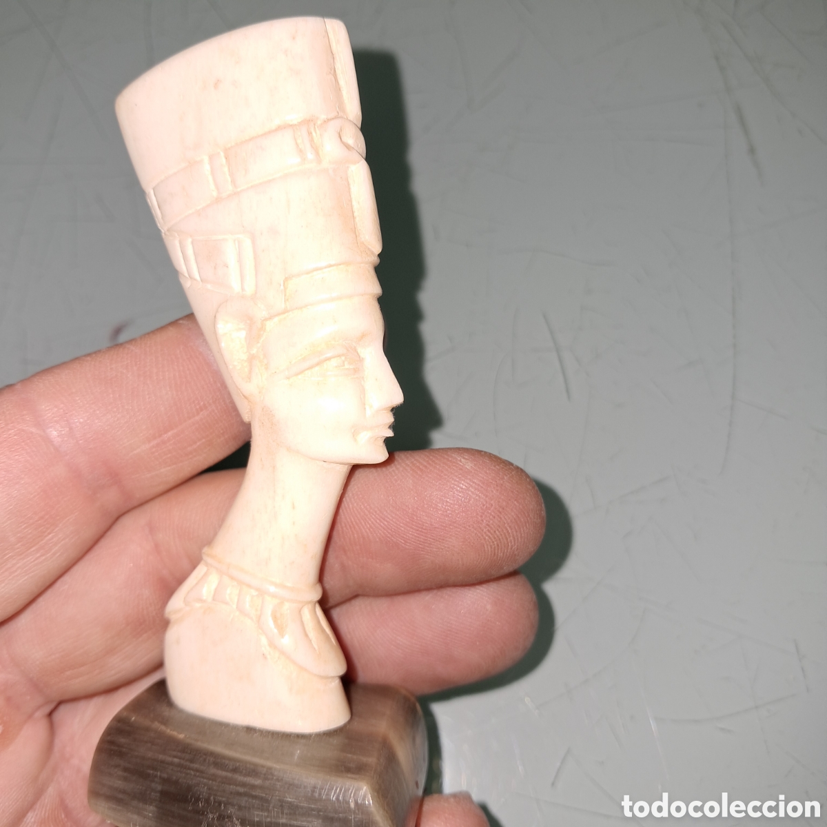 Vintage: Busto de Nefertiti, 11 cm - Foto 1