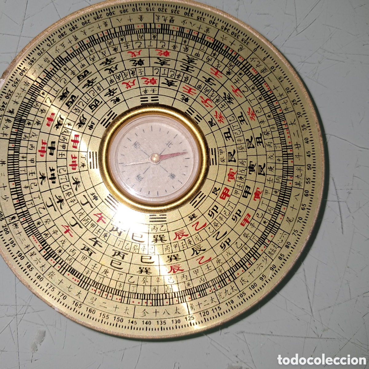 Vintage: Br&uacute;jula China, di&aacute;metro 11 cm - Foto 1