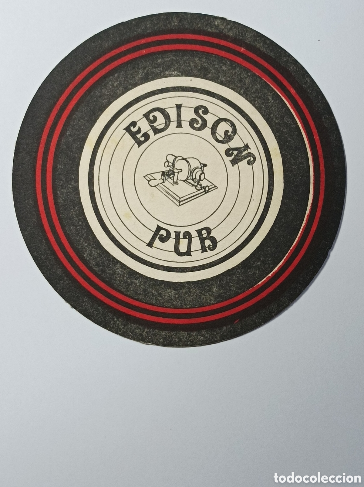 Vintage: EDISON PUB. ILOCALIZABLE. POSAVASOS. - Foto 1
