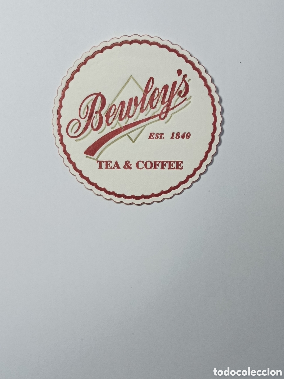Vintage: BERVLEYS TEA & COFFE. ILOCALIZABLE. POSAVASOS. - Foto 1