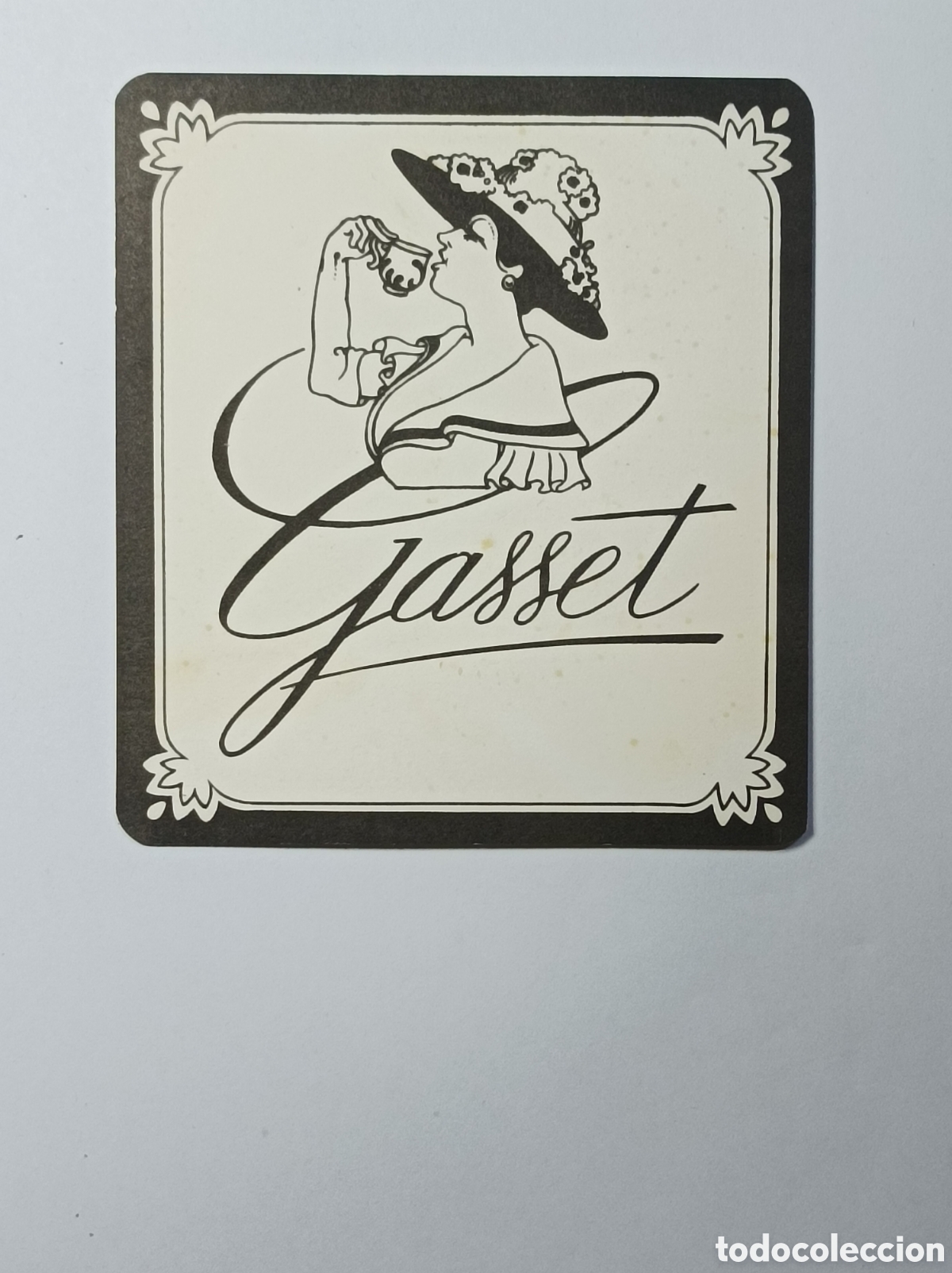 Vintage: GASSET. ILOCALIZABLE. POSAVASOS. - Foto 1