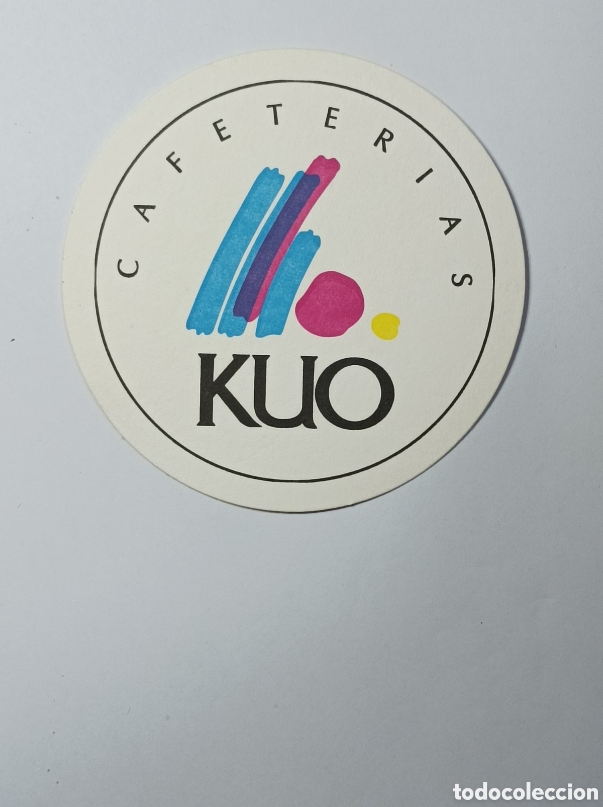 Vintage: CAFETERIAS KUO. ILOCALIZABLE. POSAVASOS. - Foto 1