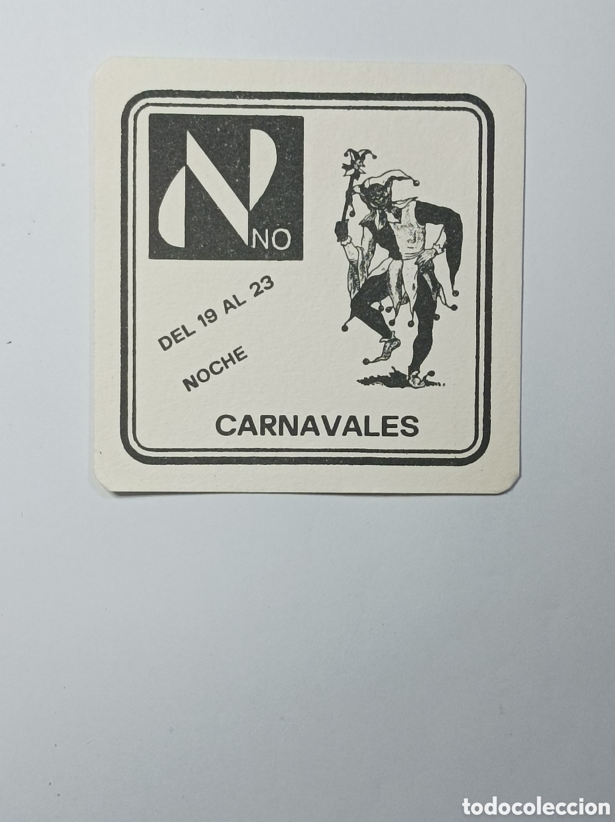 Vintage: NO. CARNAVALES. ILOCALIZABLE. POSAVASOS. - Foto 1